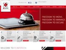 Tablet Screenshot of f1infotech.net